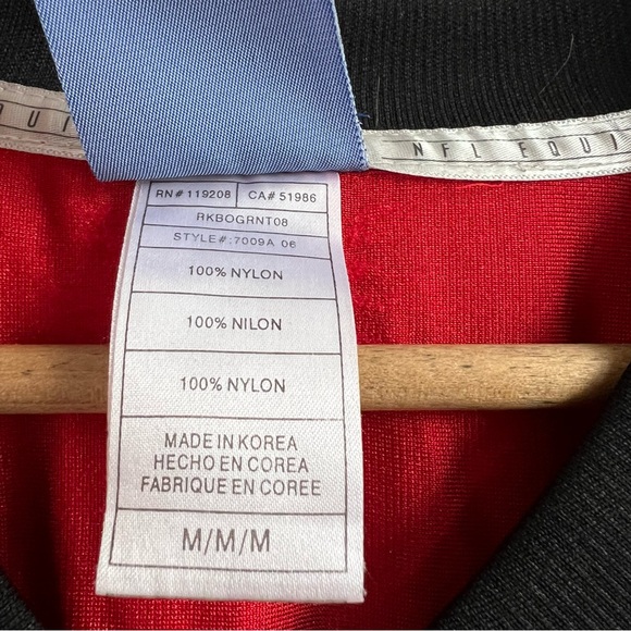 Vintage Cadillac Williams Tampa Bay Buccaneers Jersey Reebok Mens Medium‎ NFL - Picture 4 of 11